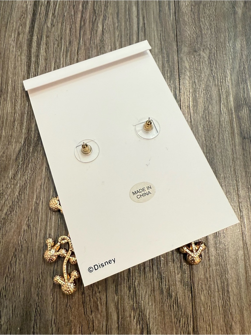 Disney x BaubleBar Mickey Mouse Clear Christmas Lights Drop Earrings - Picture 3 of 3
